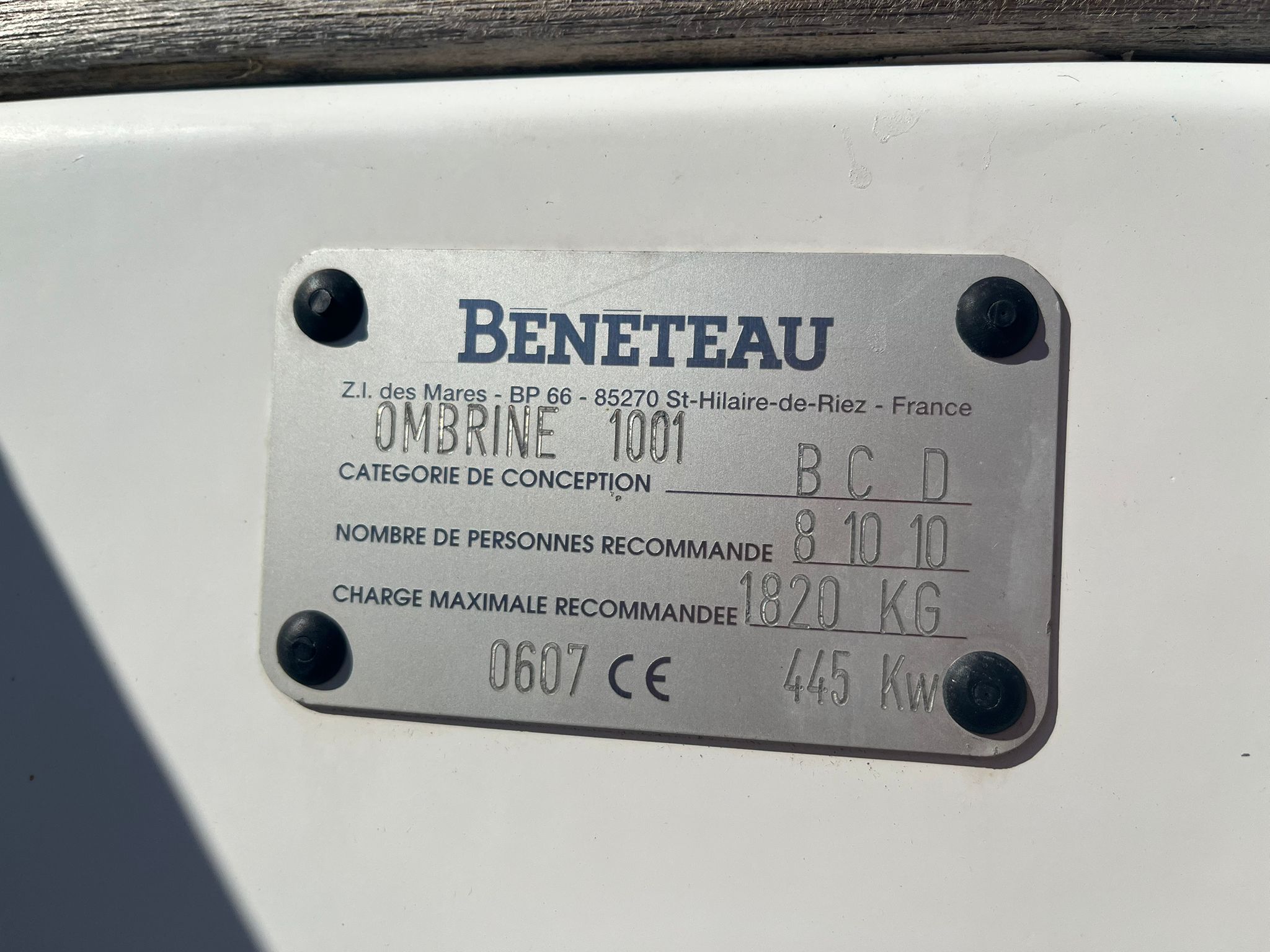 Beneteau ombrine 1001 – Image 16