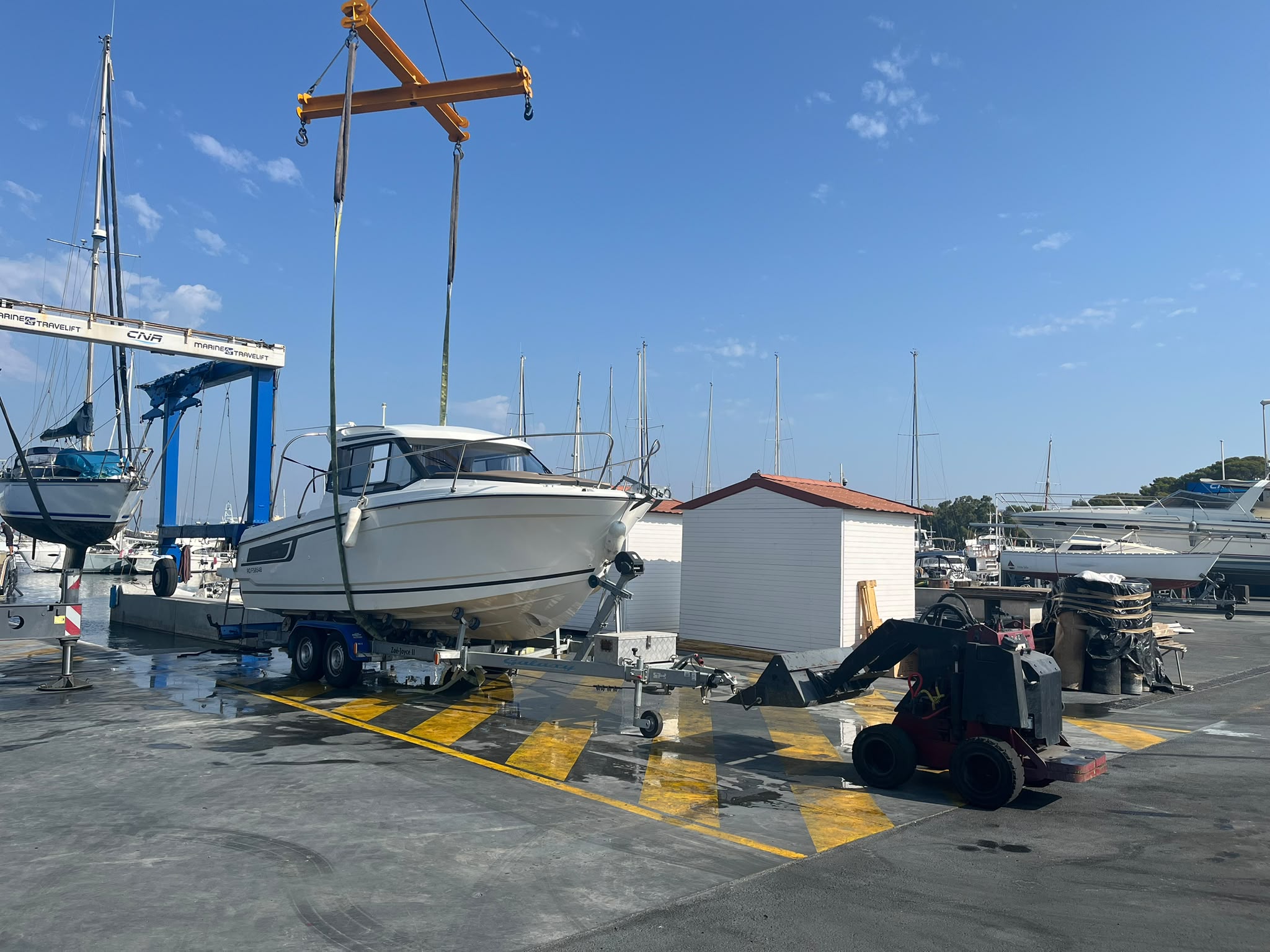 Jeanneau Merry Fisher d’occasion avec remorque. – Image 12